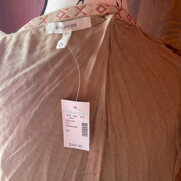 NWT- woman’s boho flowy duster - Picture 7 of 9